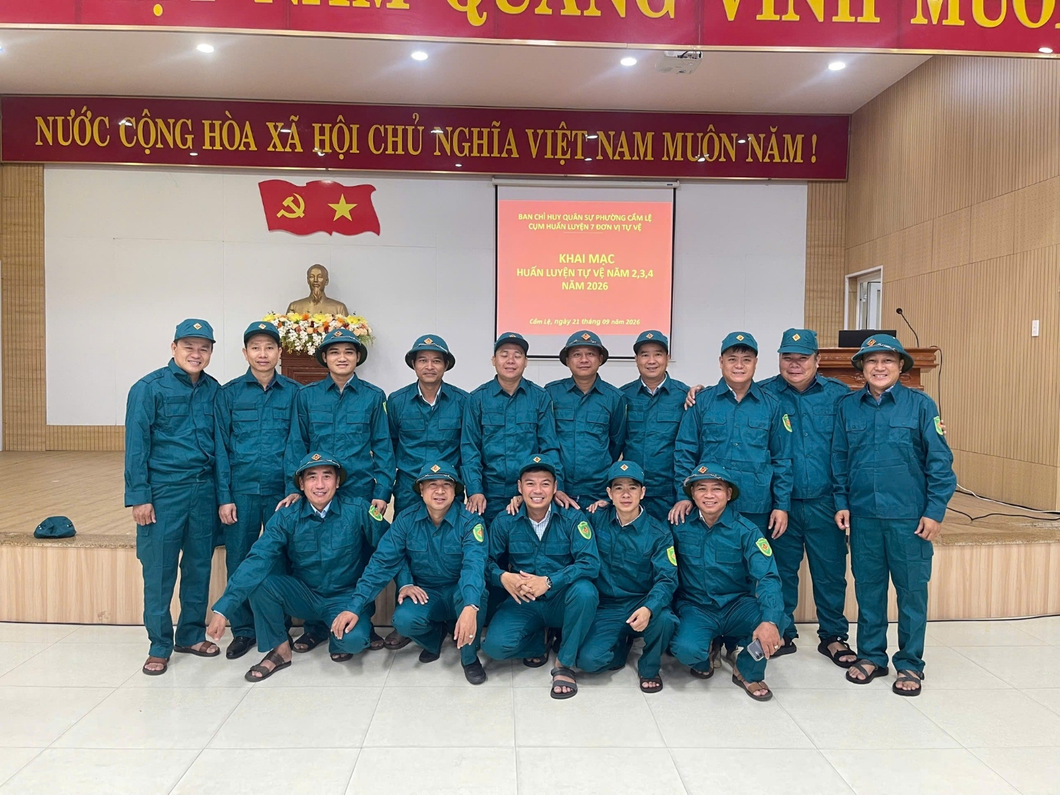 TRUNG TÂM ĐÀO TẠO LÁI XE Ô TÔ, MÔ TÔ ĐÀ NẴNG THAM GIA TẬP HUẤN QUÂN SỰ, DÂN QUÂN TỰ VỆ NĂM 2026